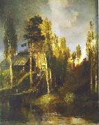 Alexei Savrasov Monastery Gates Sweden oil painting artist